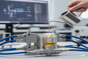 Compatibilidad química de aceites para sistemas neumáticos